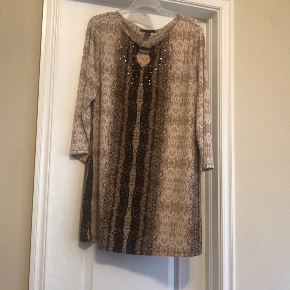 Cheetah print dress